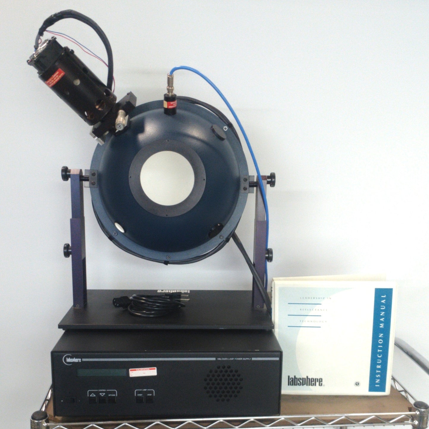 Used Labsphere US-120-SF & LPS-200-H Uniform Light Source System, ø12", 200W Supply
