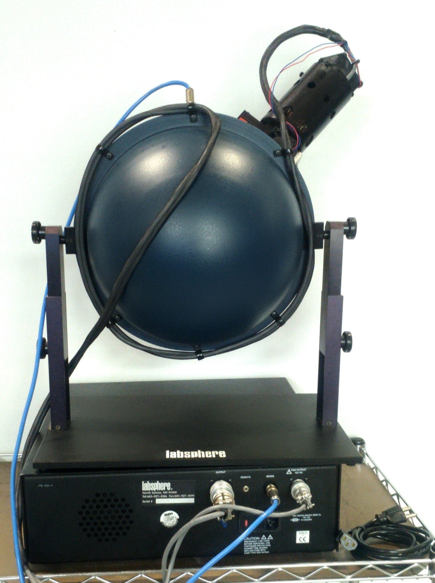 Used Labsphere US-120-SF & LPS-200-H Uniform Light Source System, ø12", 200W Supply