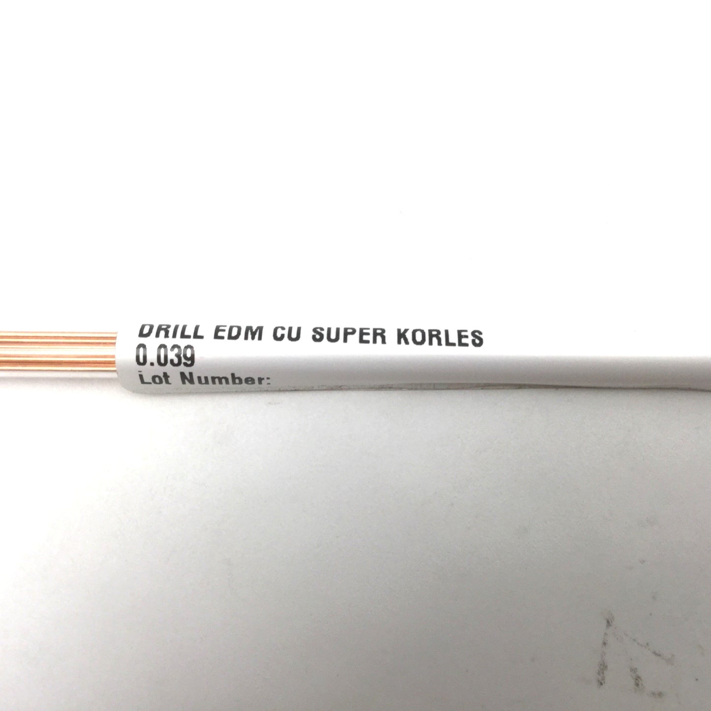New Lot OF 10 0.039" (1.0mm) Multi-Channel Copper EDM Drill Electrodes 12" TMC3100