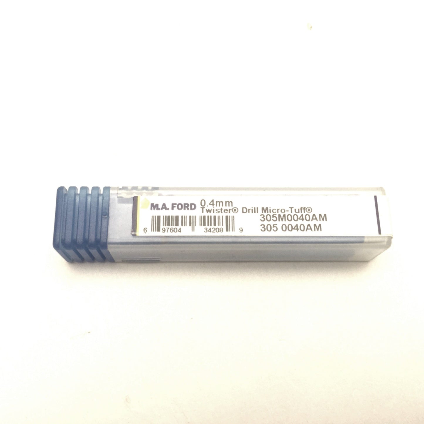 New M.A. Ford 305M0040AM Carbide Twist Drill, 0.4mm Diameter, 12° Helix, 3mm Shank