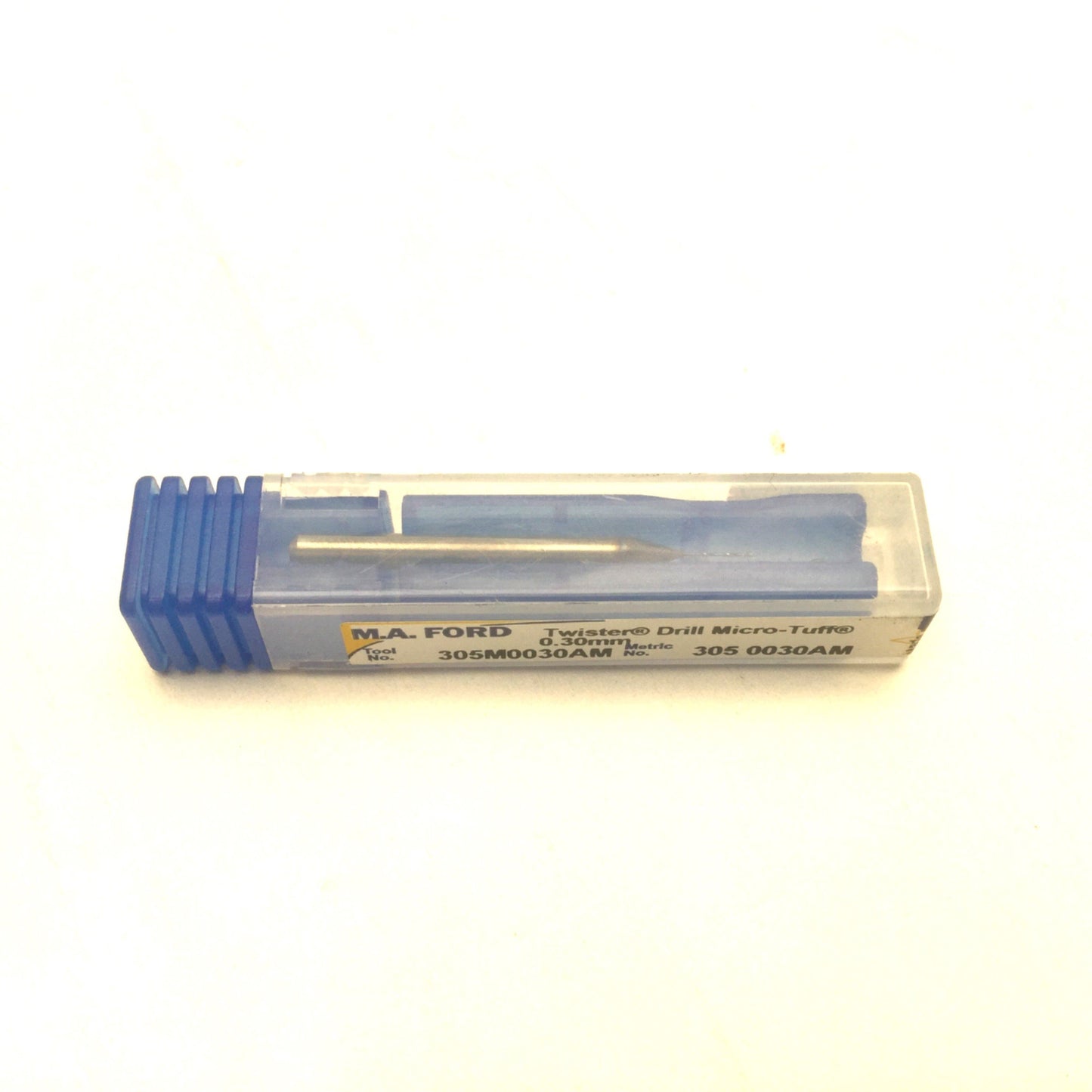 New M.A. Ford 305M0030AM Carbide Twist Drill, 0.3mm Diameter, 12° Helix, 3mm Shank