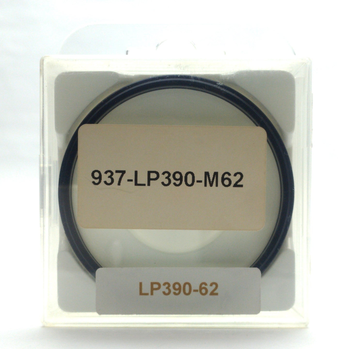 New – Open box Midwest Optical LP390-62 UV-Absorbing Protective Window, 410-1100nm, M62 x 0.75