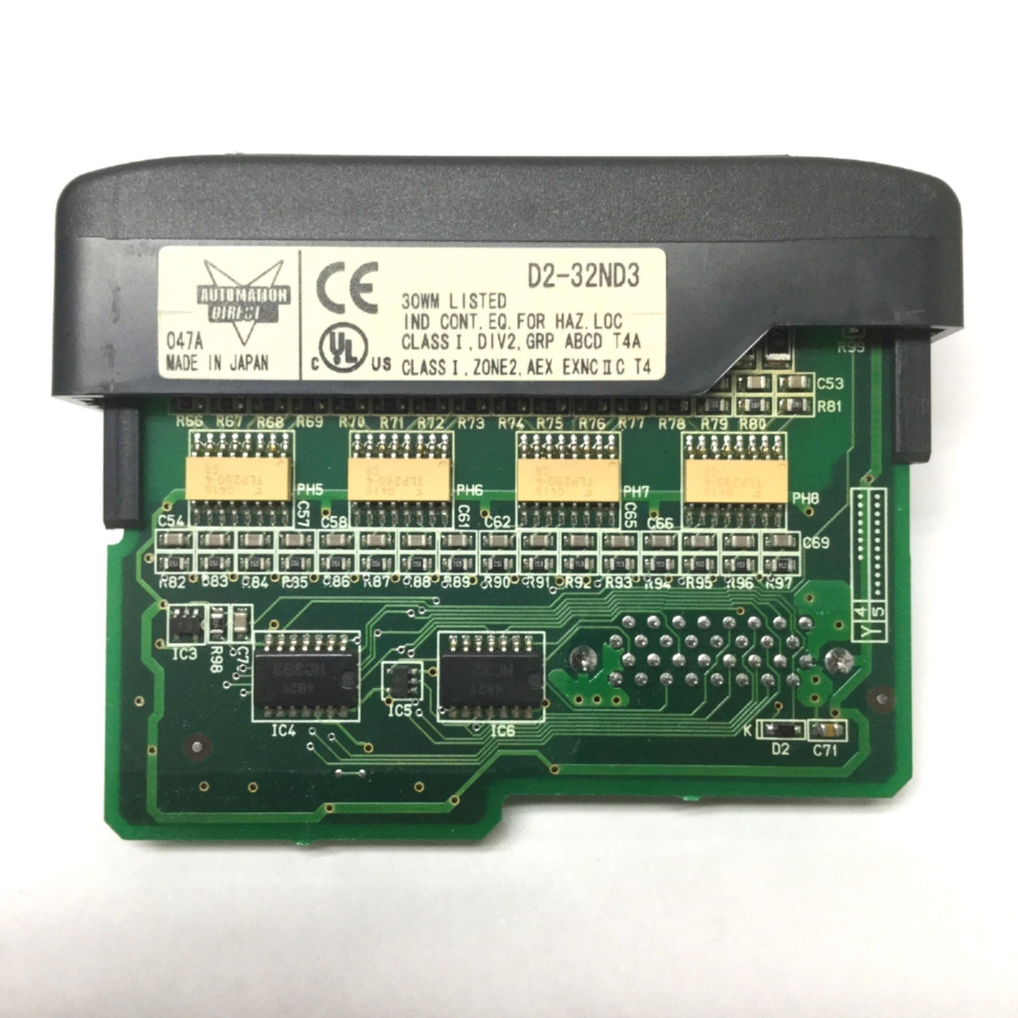 Used AutomationDirect D2-32ND3 DirectLogic 205 Discrete Input Module 32-Point, 24VDC