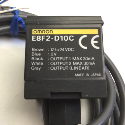 Used Omron E8F2-D10C Digital Pressure Sensor, 0-55øC, 145PSI, NPN, 24V, NPT