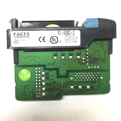 Used Facts F2-08AD-2 DirectLogic 205 Analog Input Module 8-Channel, 12-Bit Voltage