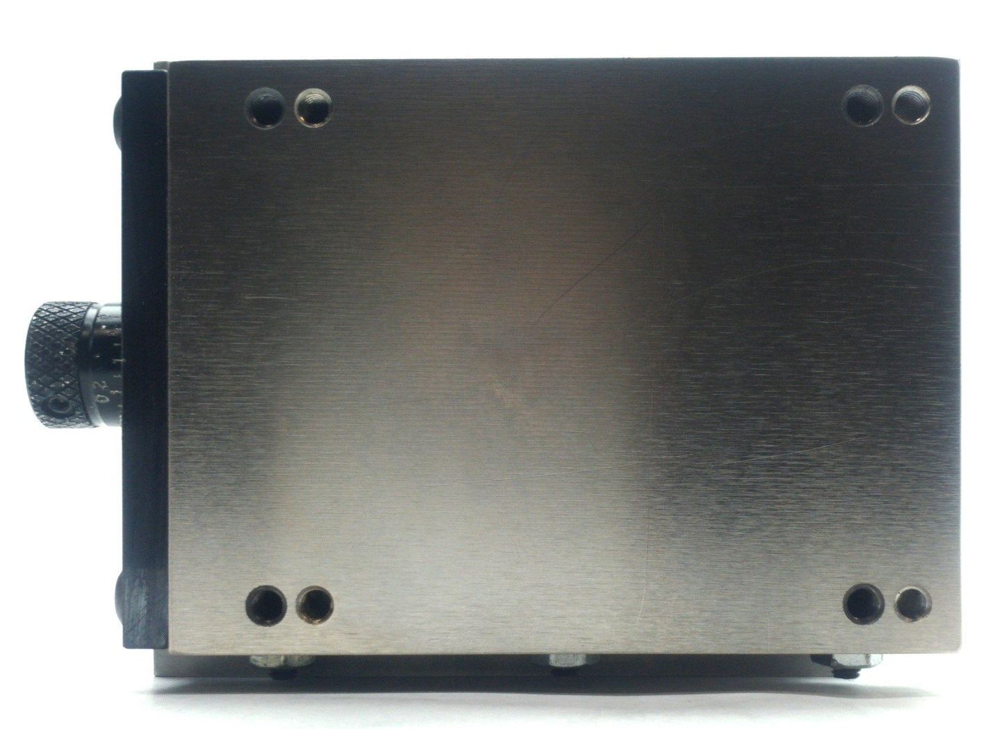 Used Dovetail Manual Positioner 2-Axis 1.5"Travel 40TPI 3 x 3" Stage 7.5 x 5 x 3.5"