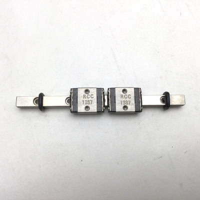New Other THK 2RSR5MUU+80LM Miniature Linear Rail With 2X RSR5 Carriages, Length: 80mm