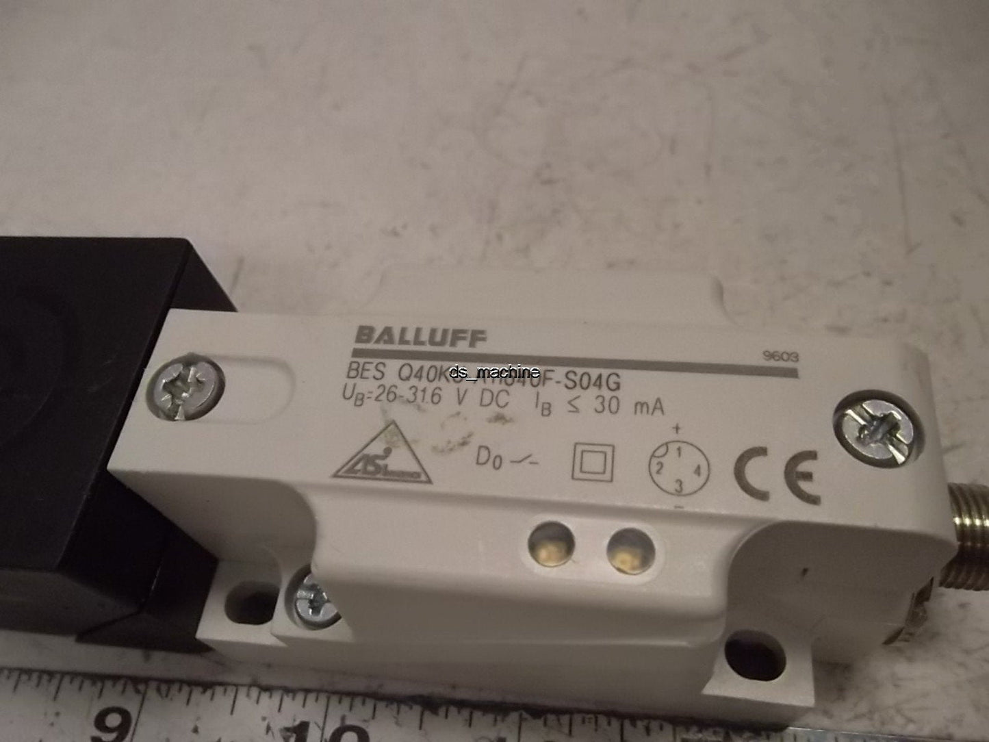 Used Balluff Proximity Sensor BES Q40KU-A11640F-S04G