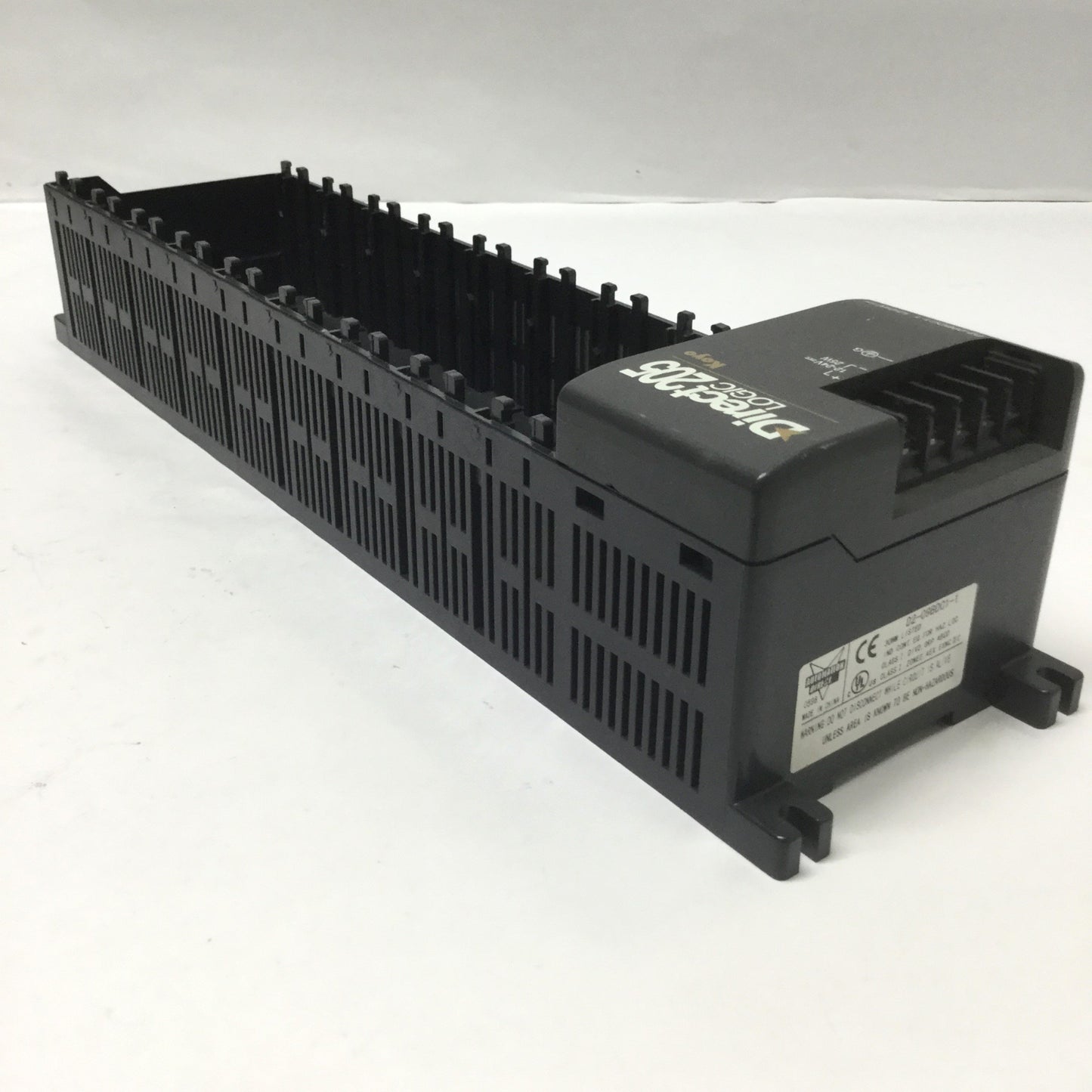 Used AutomationDirect D2-09BDC1-1 DL205 Rack Chassis 9-Slot PLC I/O Base 12/24VDC