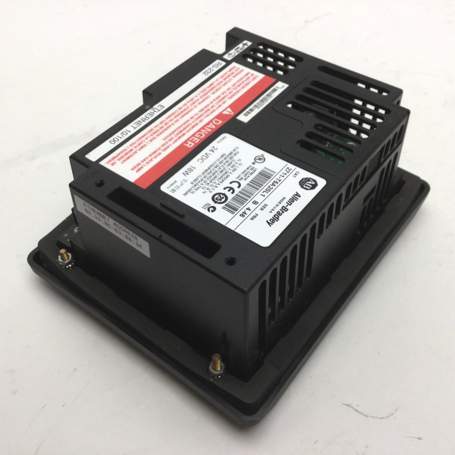 For Parts Allen Bradley 2711-T5A20L1 PanelView 550 Touch Screen, Series B, *Bad Screen*