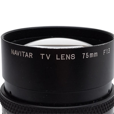 Used Navitar DO-7513 Machine Vision Camera Lens 1" Format 75mm FL F1.3-22C C-Mount