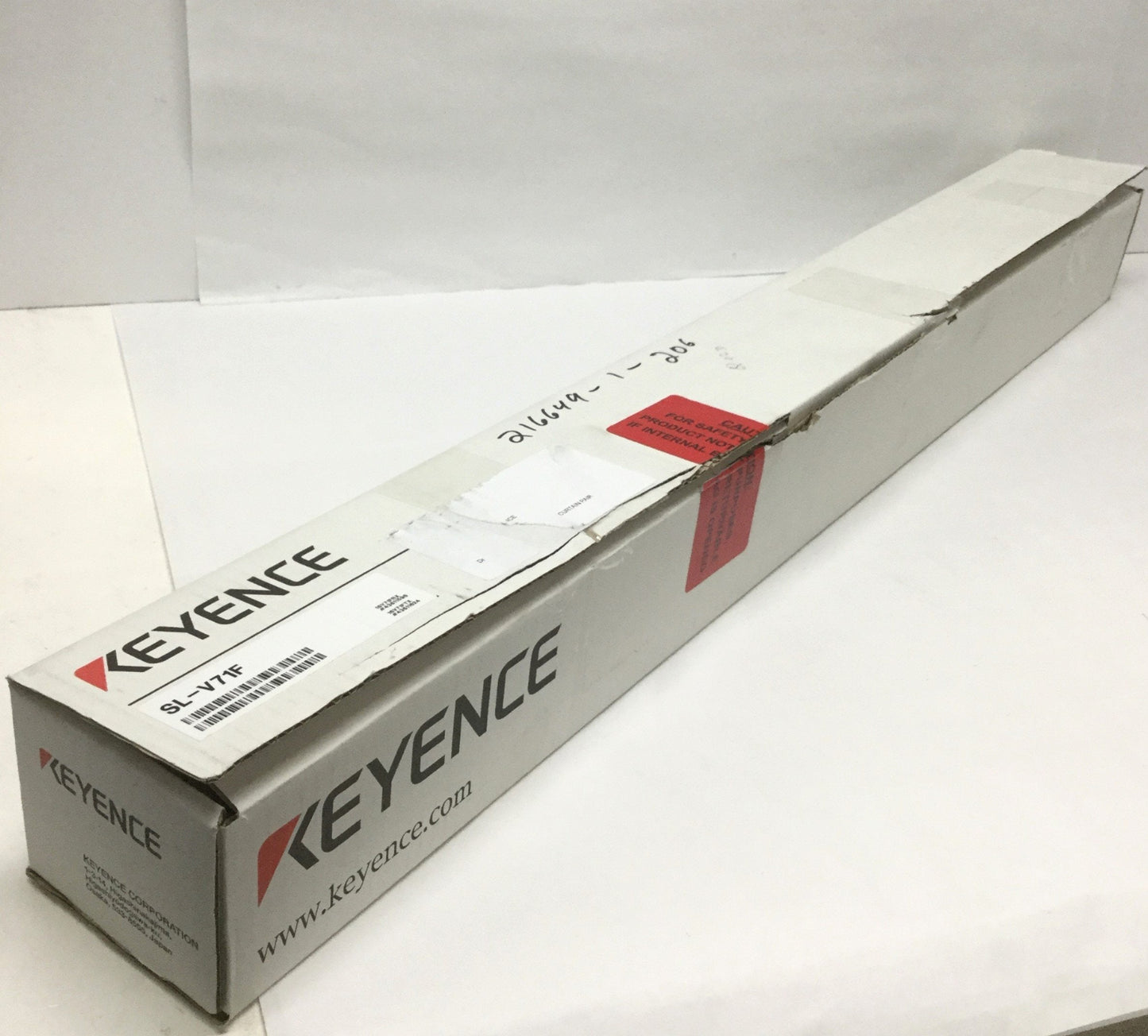 New Keyence SL-V71F Safety Light Curtain Transmitter & Receiver Pair Set 710mm 24VDC