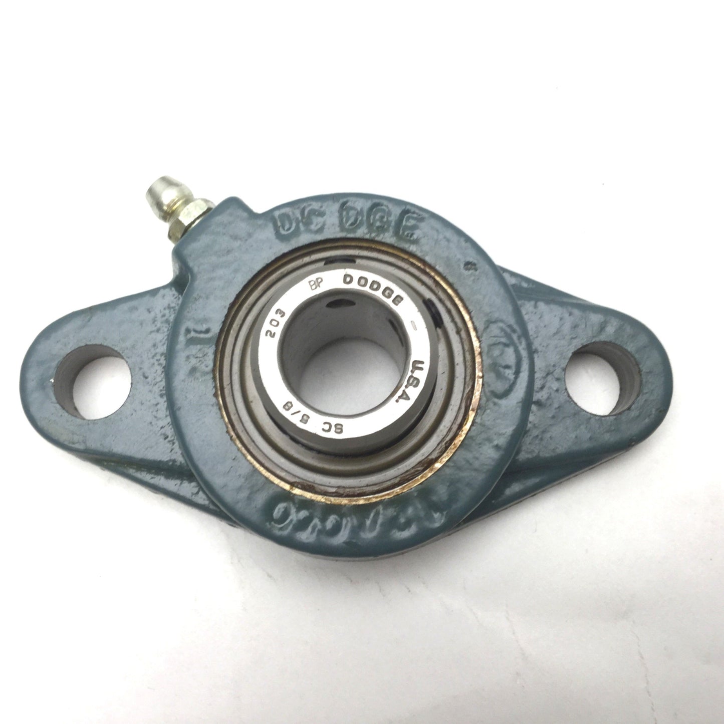 New Baldor Dodge F2BSC010 124199 5/8" Cast Iron Flange-Mount Ball Bearing Unit