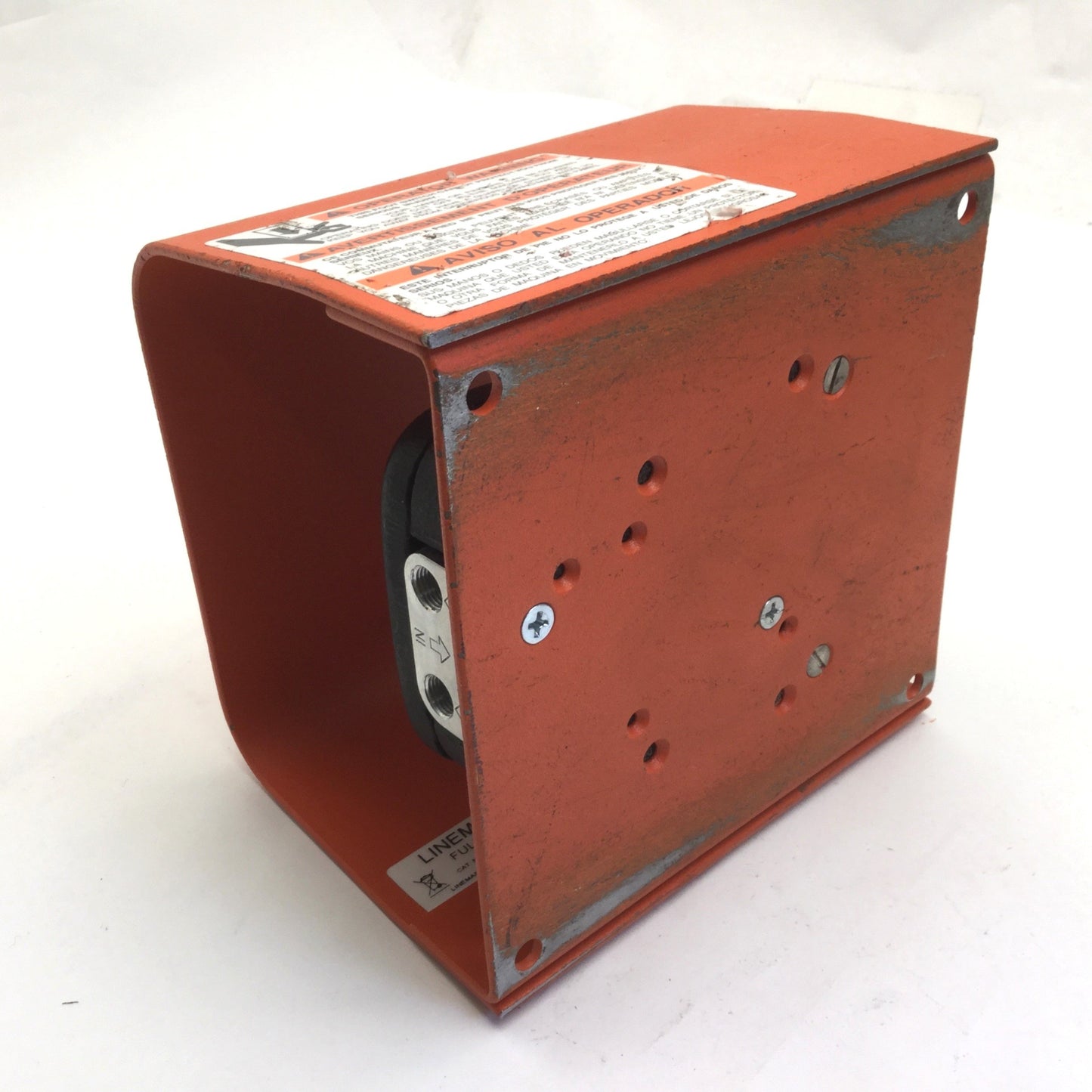 Used Linemaster 4C-30F2-S Pneumatic Foot Valve, 30CFM at 100psi, W/ 522-B14 Guard
