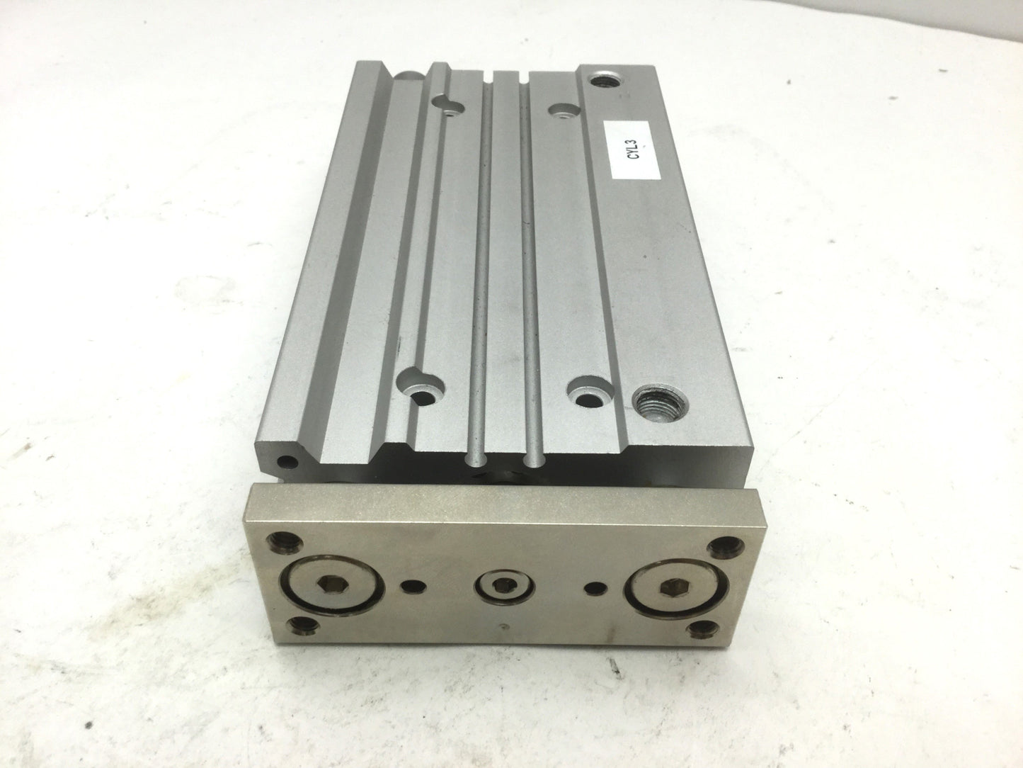 Used SMC MGPM25TN-125Z Compact Guide Cylinder Slide Bearing 25mm Bore 125mm Stroke