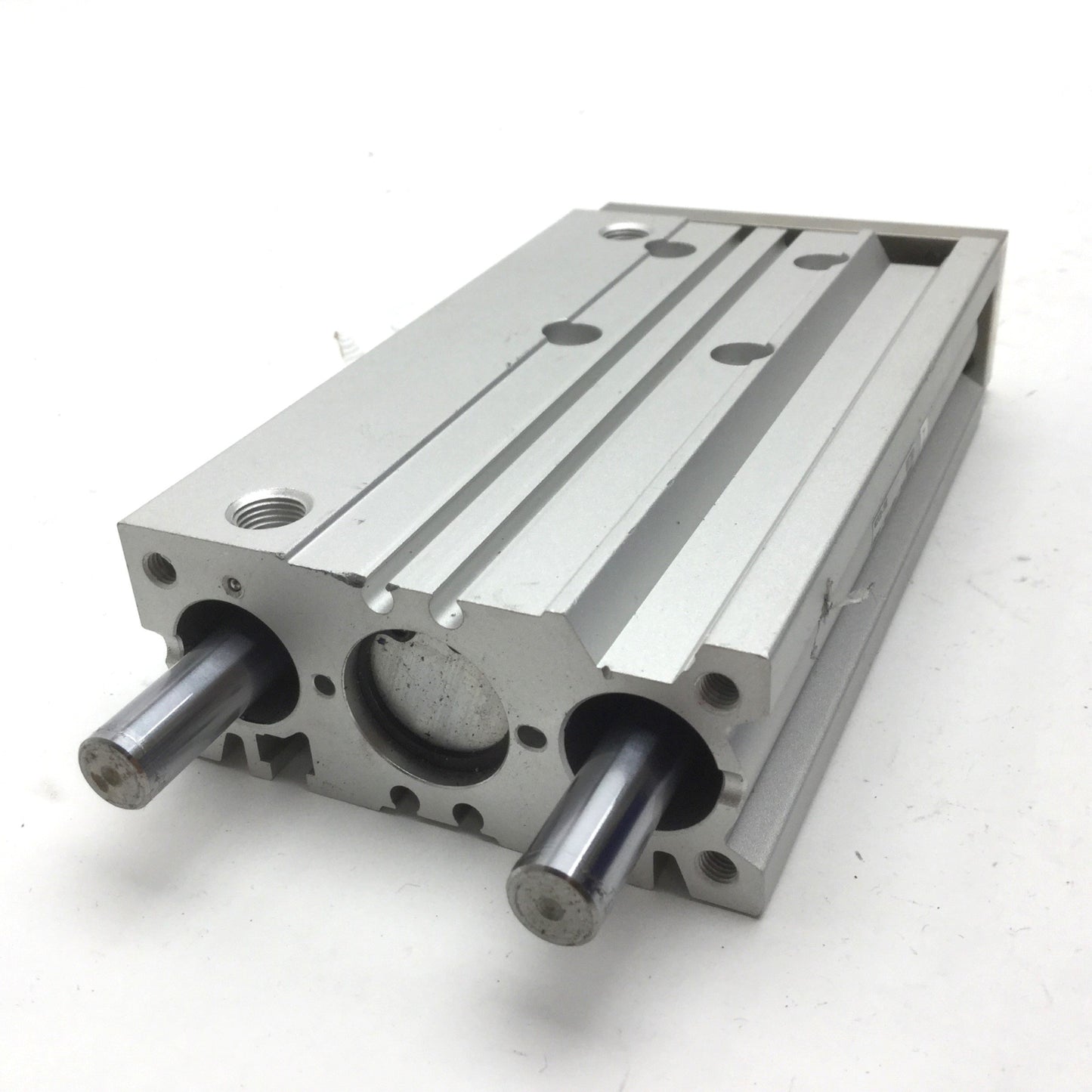 Used SMC MGPL20-100Z Guide Cylinder, Bore: 20mm, Stroke: 100mm, 1MPa Max