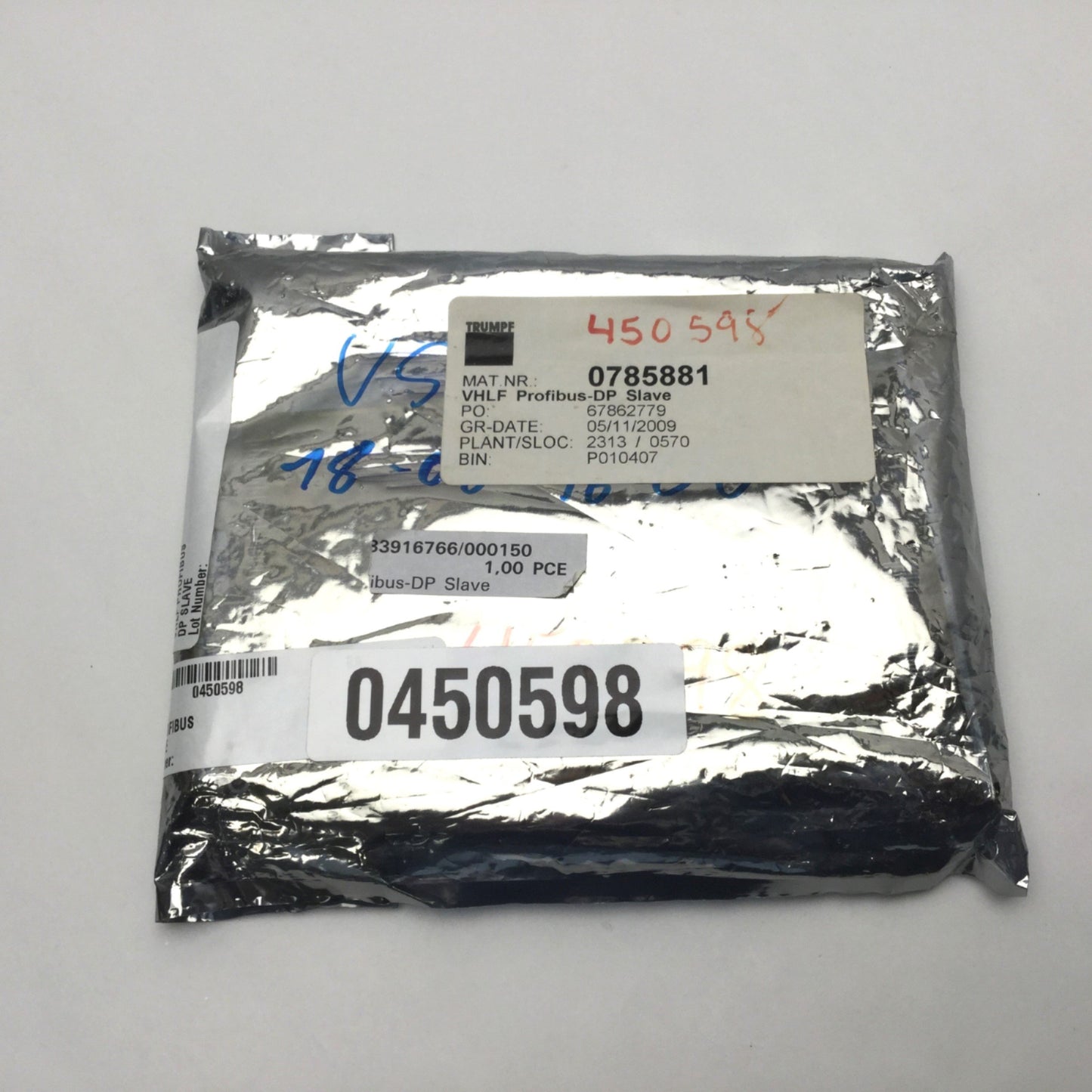 New – Open box TRUMPF HAAS 0785881 18-06-85-00/02 VHLF Profibus-DP Slave Board