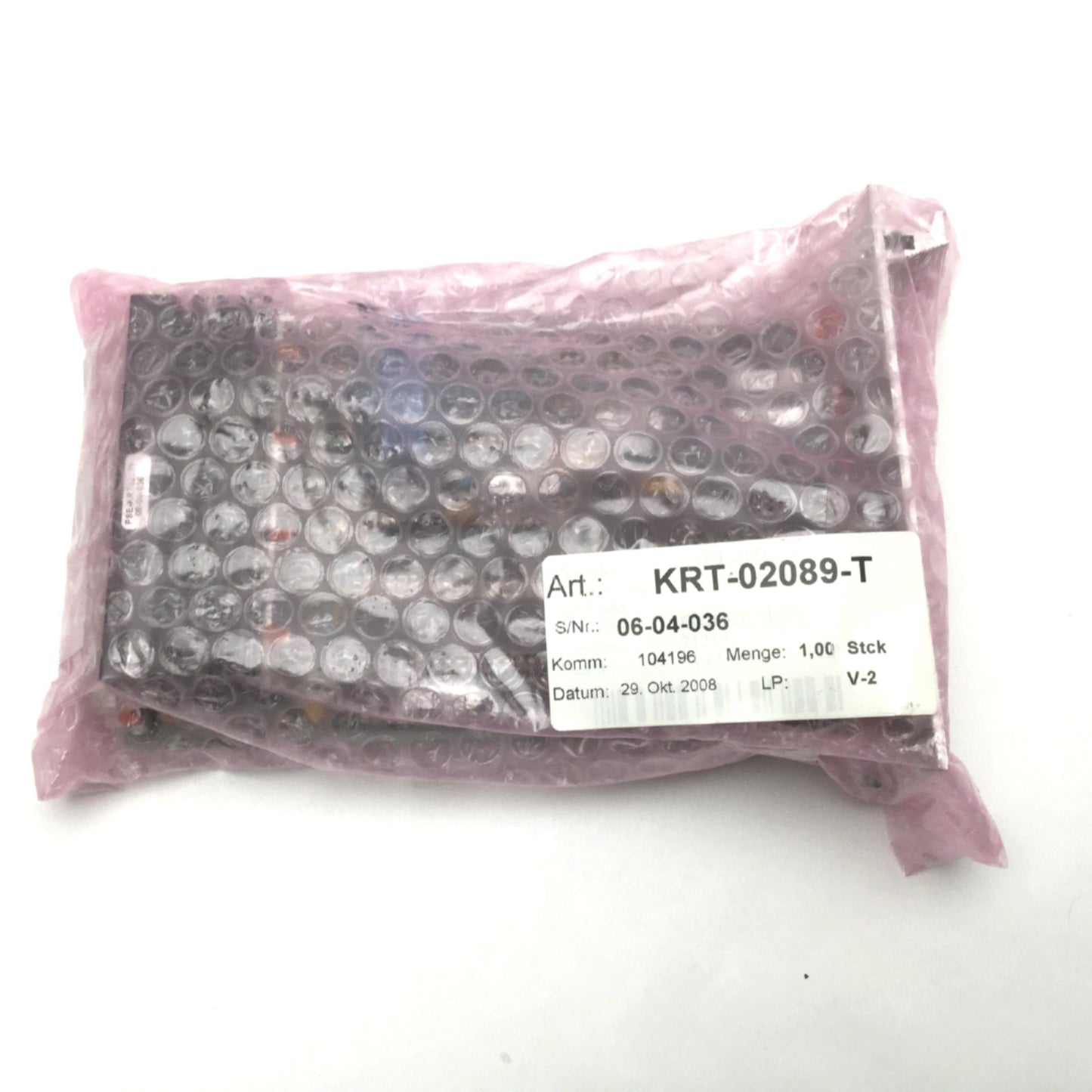 New – Open box F&K Delvotec KRT-02089-T Motorcontrol/1124/REV.02/A PSE-KRT02089