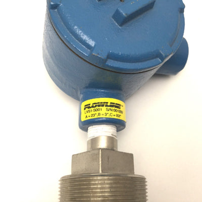 New Flowline LV51-S001 FloatTek High-Temp Explosion Proof Vertical Level Transmitter