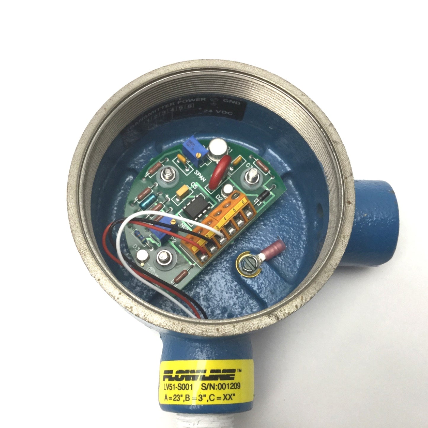 New Flowline LV51-S001 FloatTek High-Temp Explosion Proof Vertical Level Transmitter