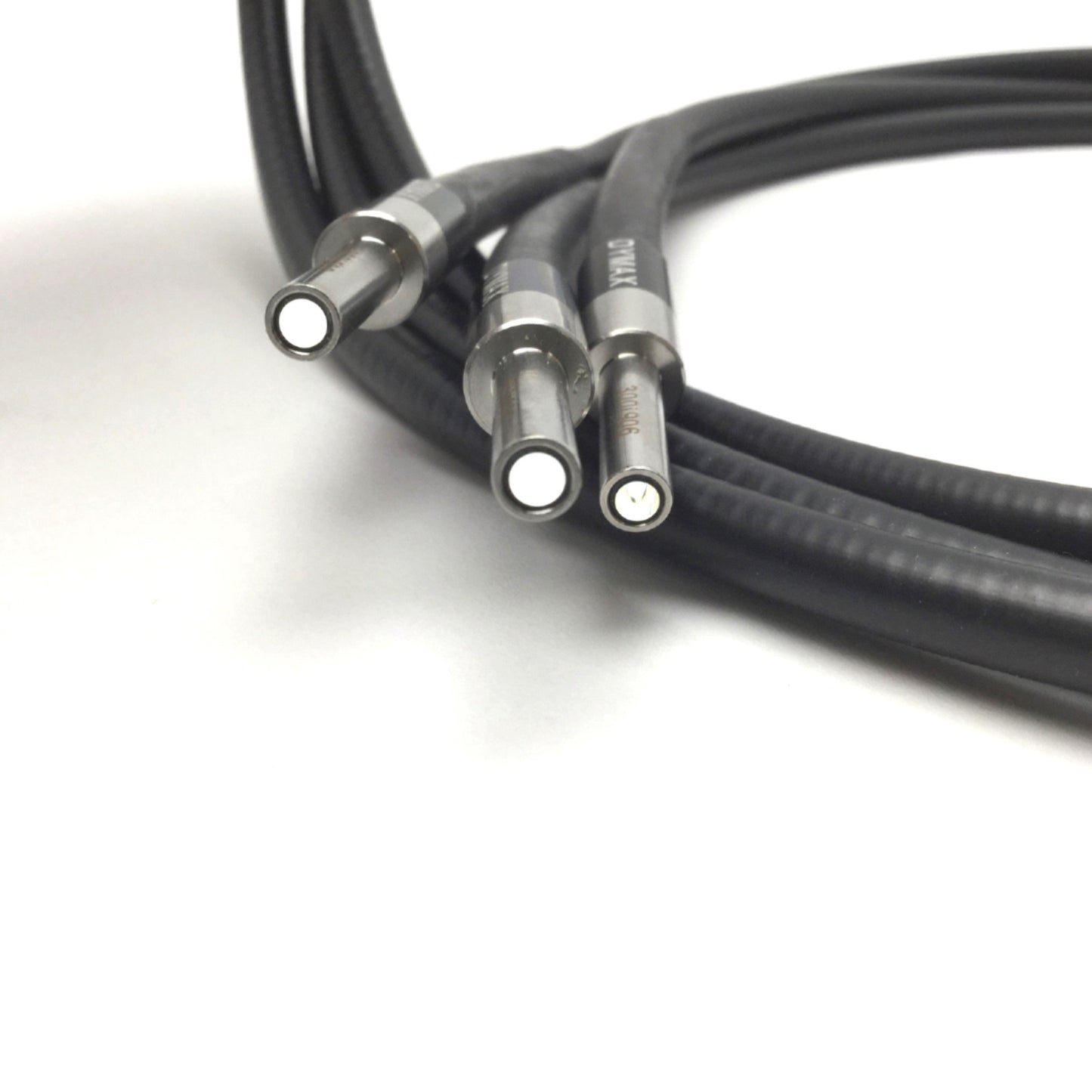 Used Dymax 37044 UV Curing Liquid Light Guide, 3-Pole, 1m, 3 x 3mm Bundle, Wolf Style