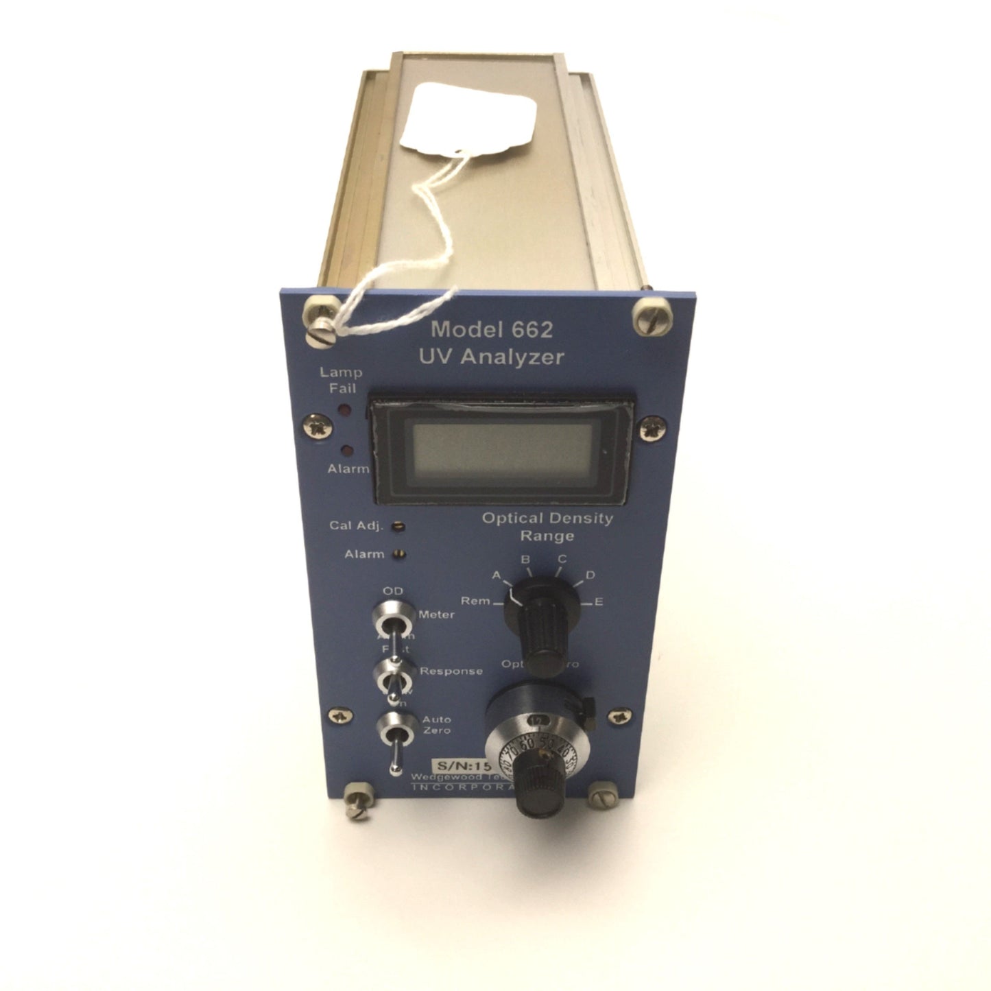 Used Wedgewood Technology 662A4V-N-KF010 Model 662 Bio Station UV Analyzer Monitor
