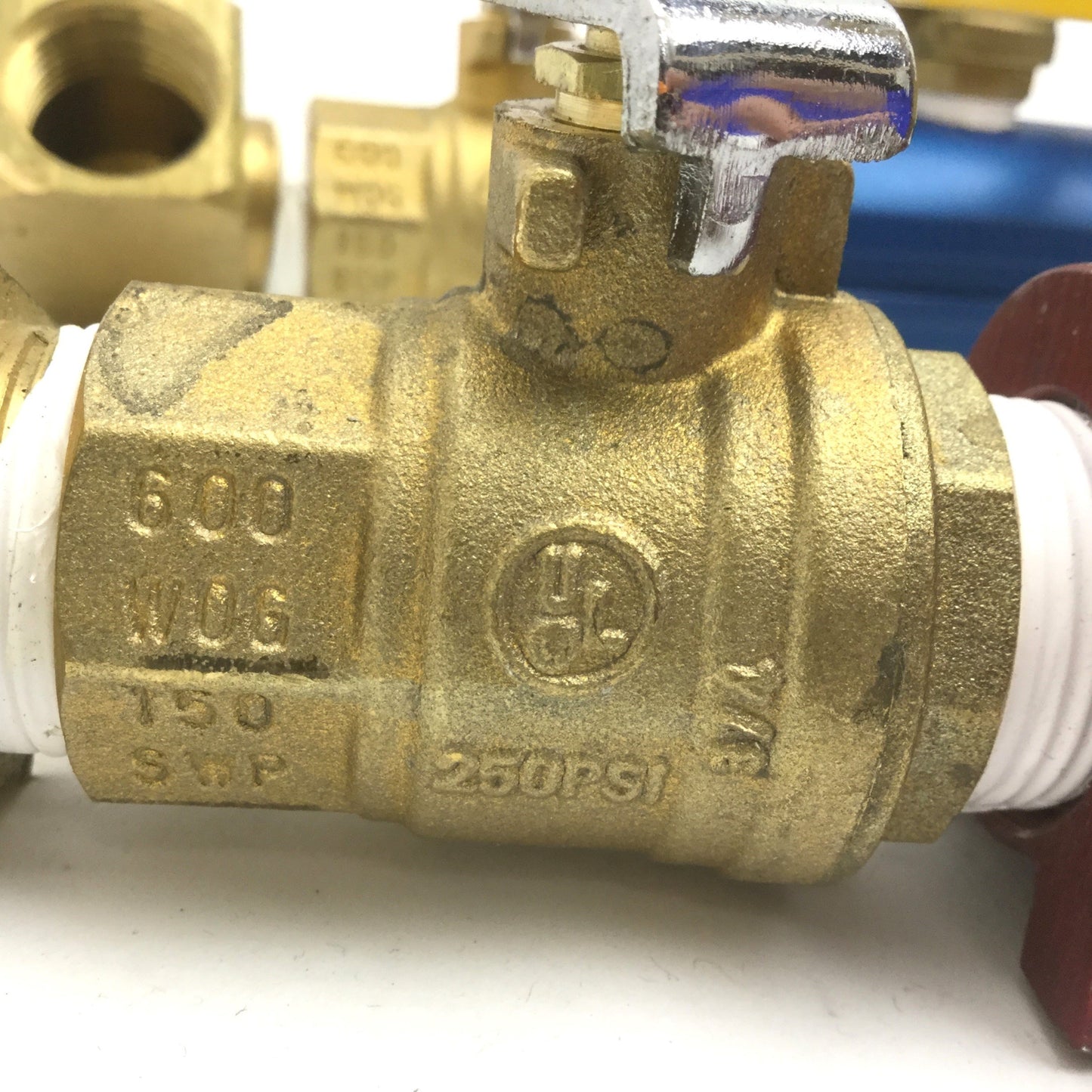 Used Burger & Brown Smartflow Hot & Cold 3/4" Aluminum Manifolds, 8 Ports Sized: 3/8"