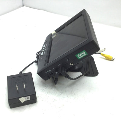 Used Videology 45M064 LCD Color Monitor TV 6.4" A/V Input 960x234