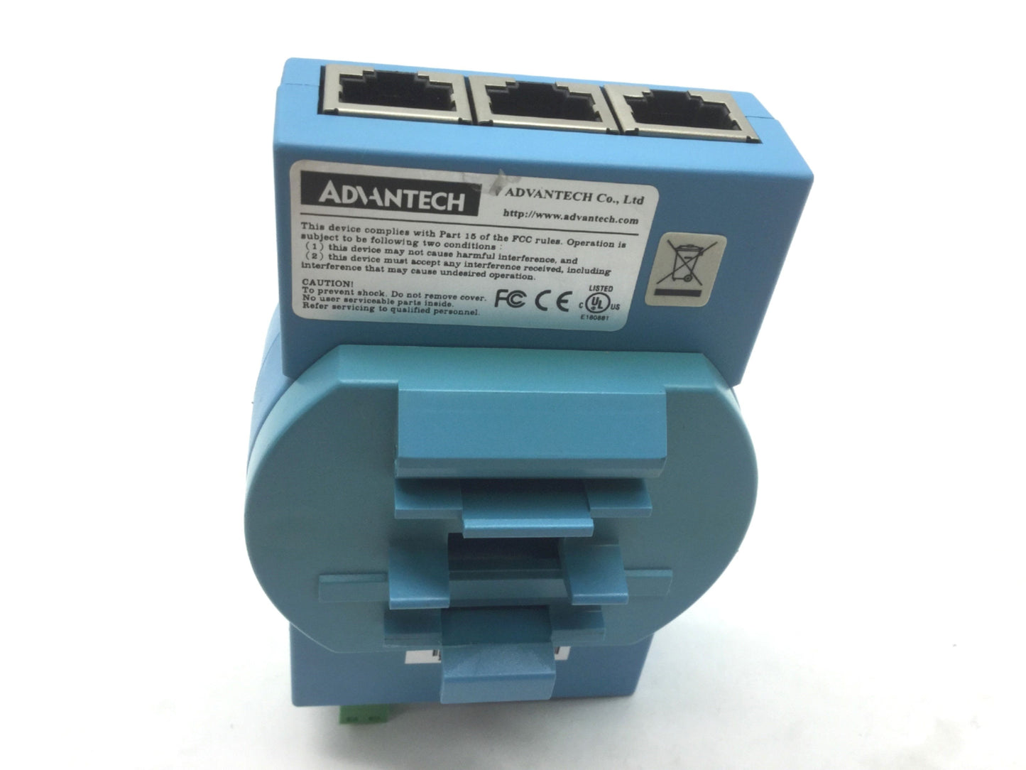 Used Advantech ADAM-6520 5-Port Industrial Ethernet Switch 10/100Mbps RJ-45 10-30VDC