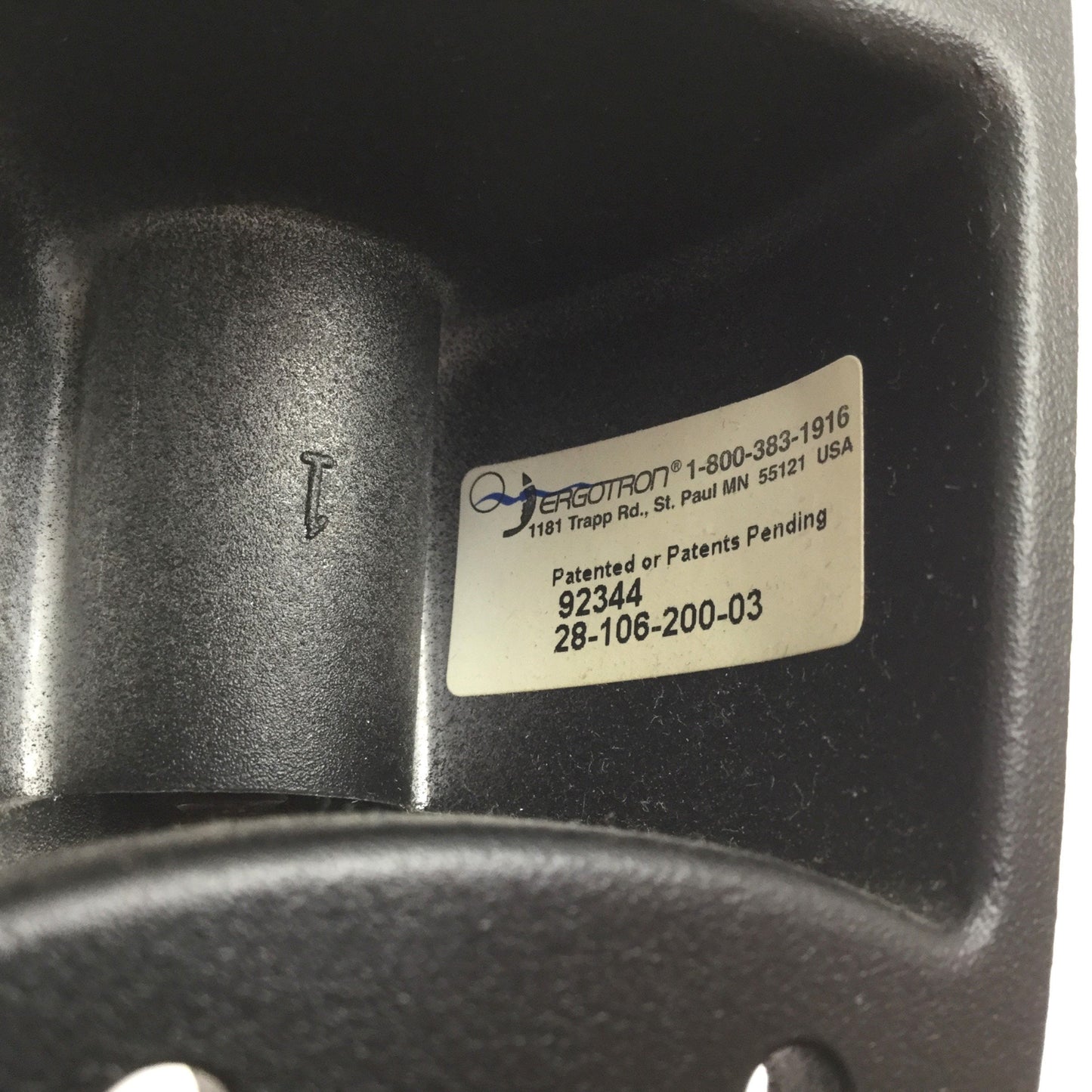 Used Lot of 2 Ergotron 28-106-200-03 Swivel Tilt Monitor Mount VESA 100x100mm 75x75mm