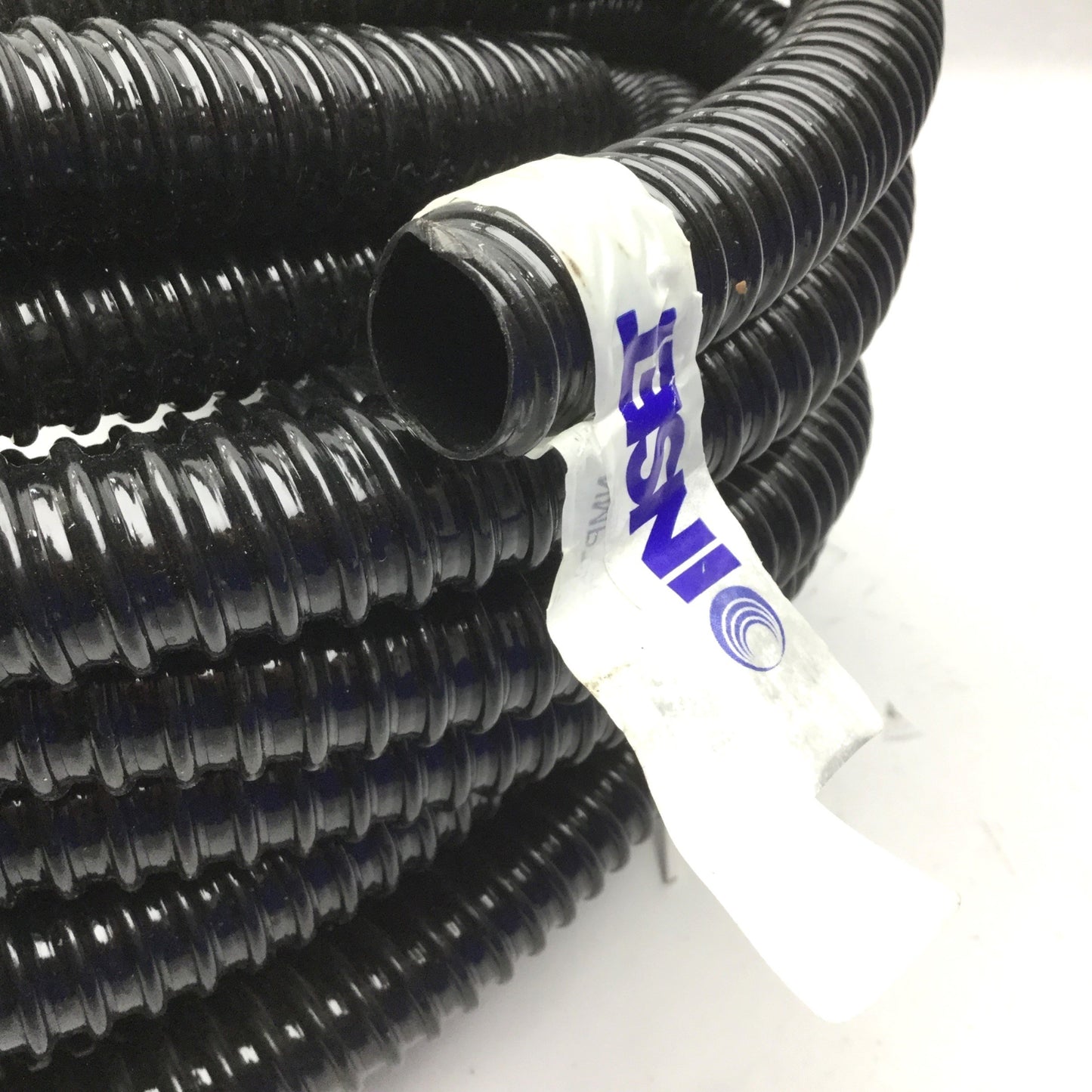 Used Inset PVC NMPT-B Non-Metallic Flexible Tubing, ID: 3/4", OD: 1", Length: 72'