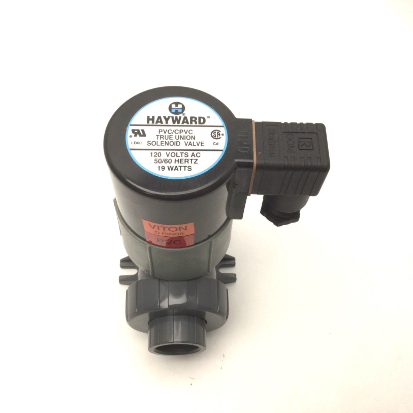 New Hayward SV10075STV 3/4" PCV/CPVC True Union Solenoid Valve 120VAC 50/60Hz 19W