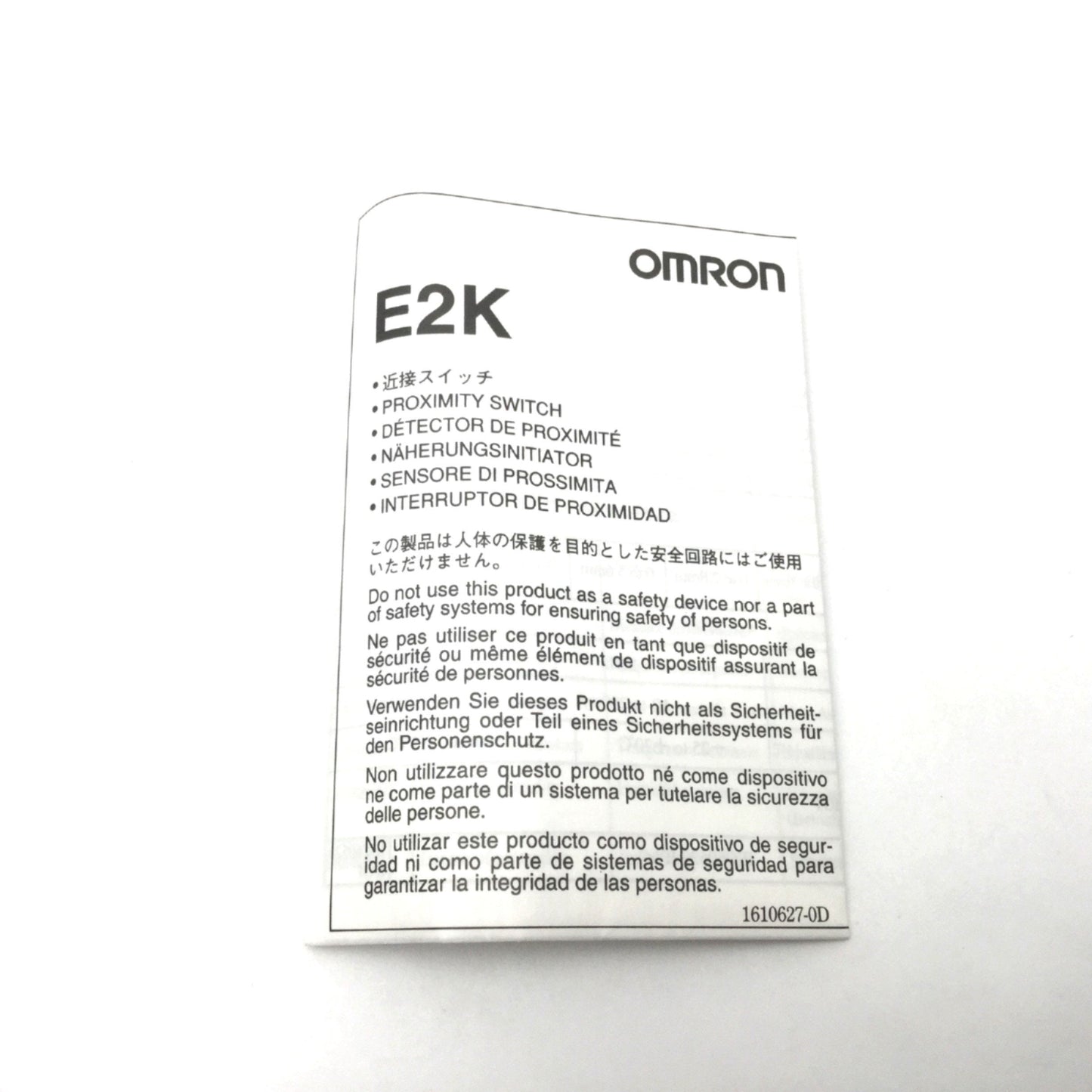 New Other Omron E2K-C25MF1 Capacitive Proximity Sensor, Sense Distance: 25mm, 12-24VDC PNP