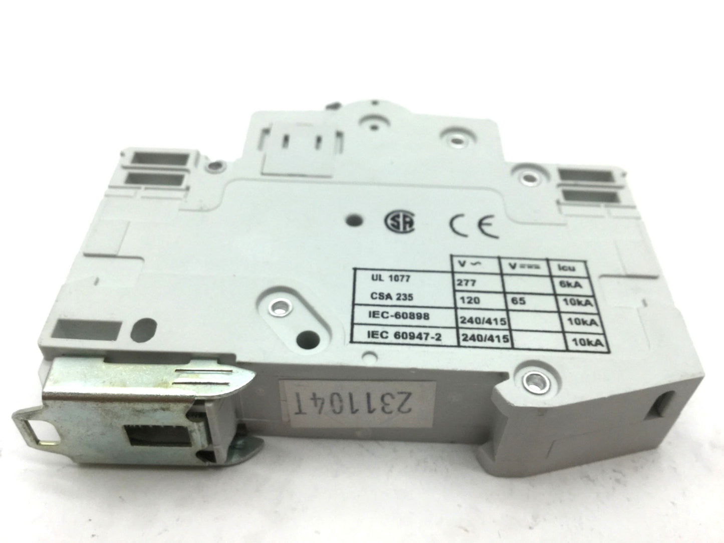 Used Eaton Cutler Hammer WMS1C04 Circuit Breakers Single-Pole 240VAC 4A DIN Rail