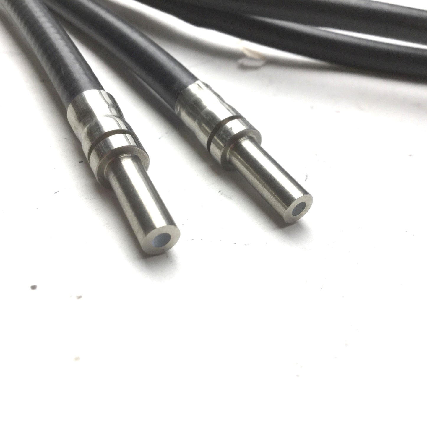 Used Lot of 2 Banner BT23P Bifurcated Fiber Optic Cable Glass Probe, In: 4.6mm, L:3'