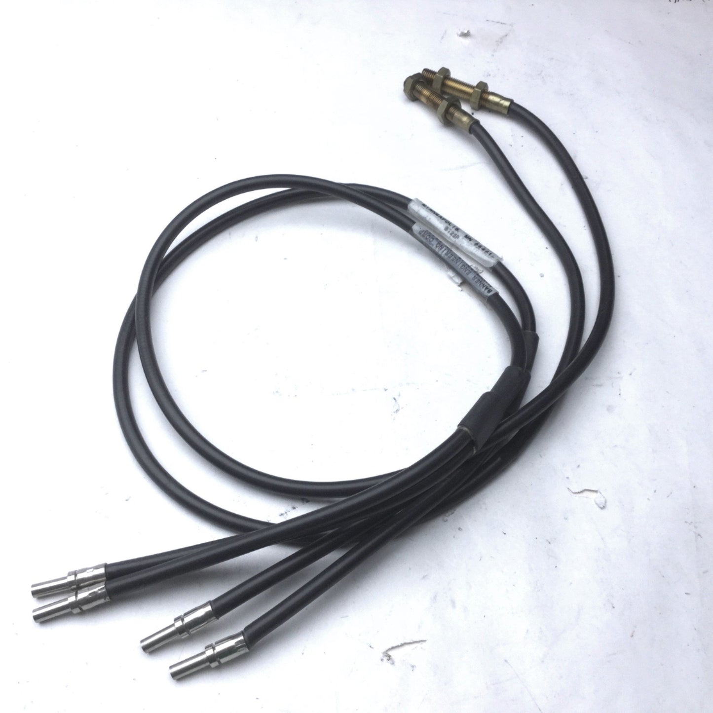 Used Lot of 2 Banner BT23P Bifurcated Fiber Optic Cable Glass Probe, In: 4.6mm, L:3'