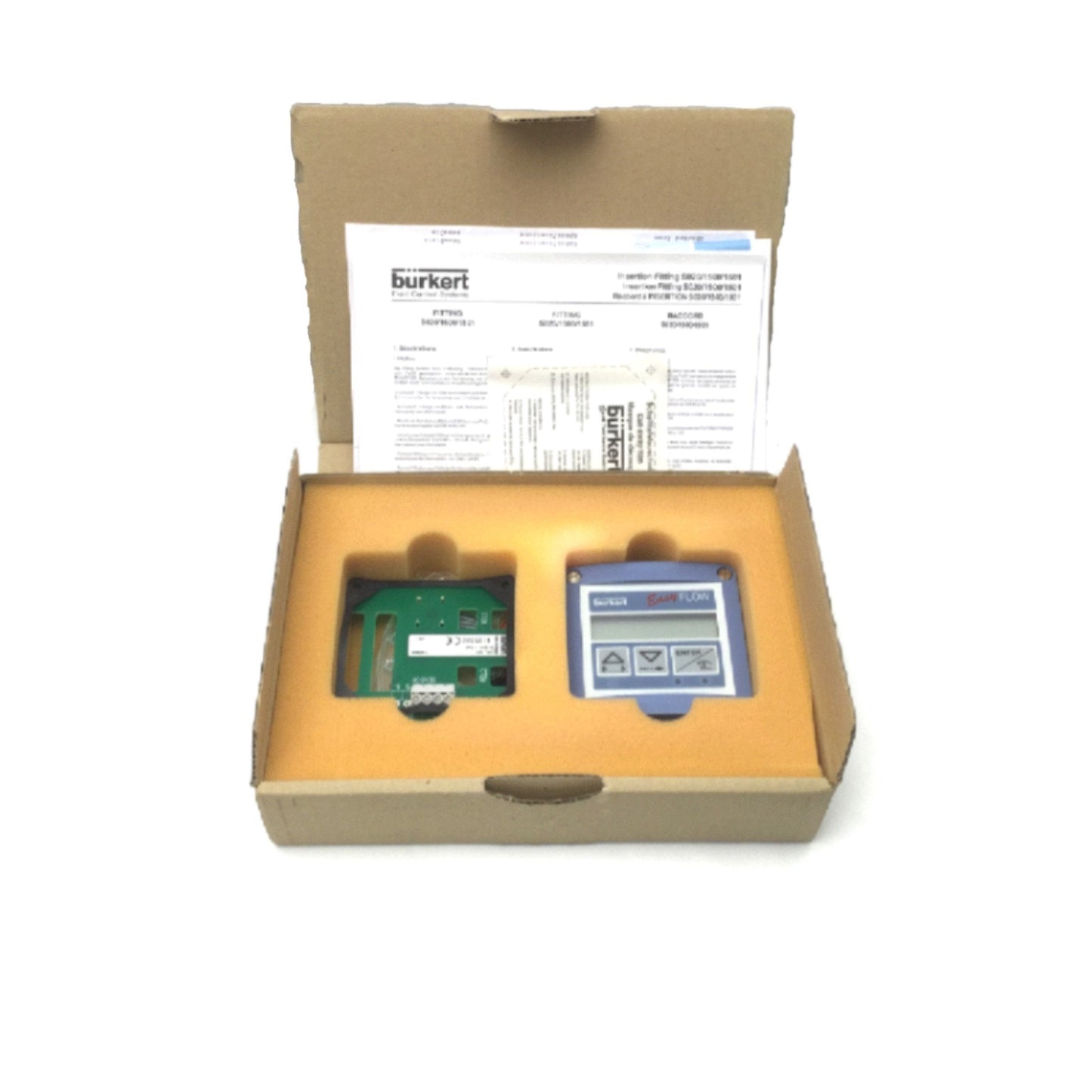 New Burkert 8025 Digital Flowmeter Transmitter Batch Controller 12-36VDC 4-20mA