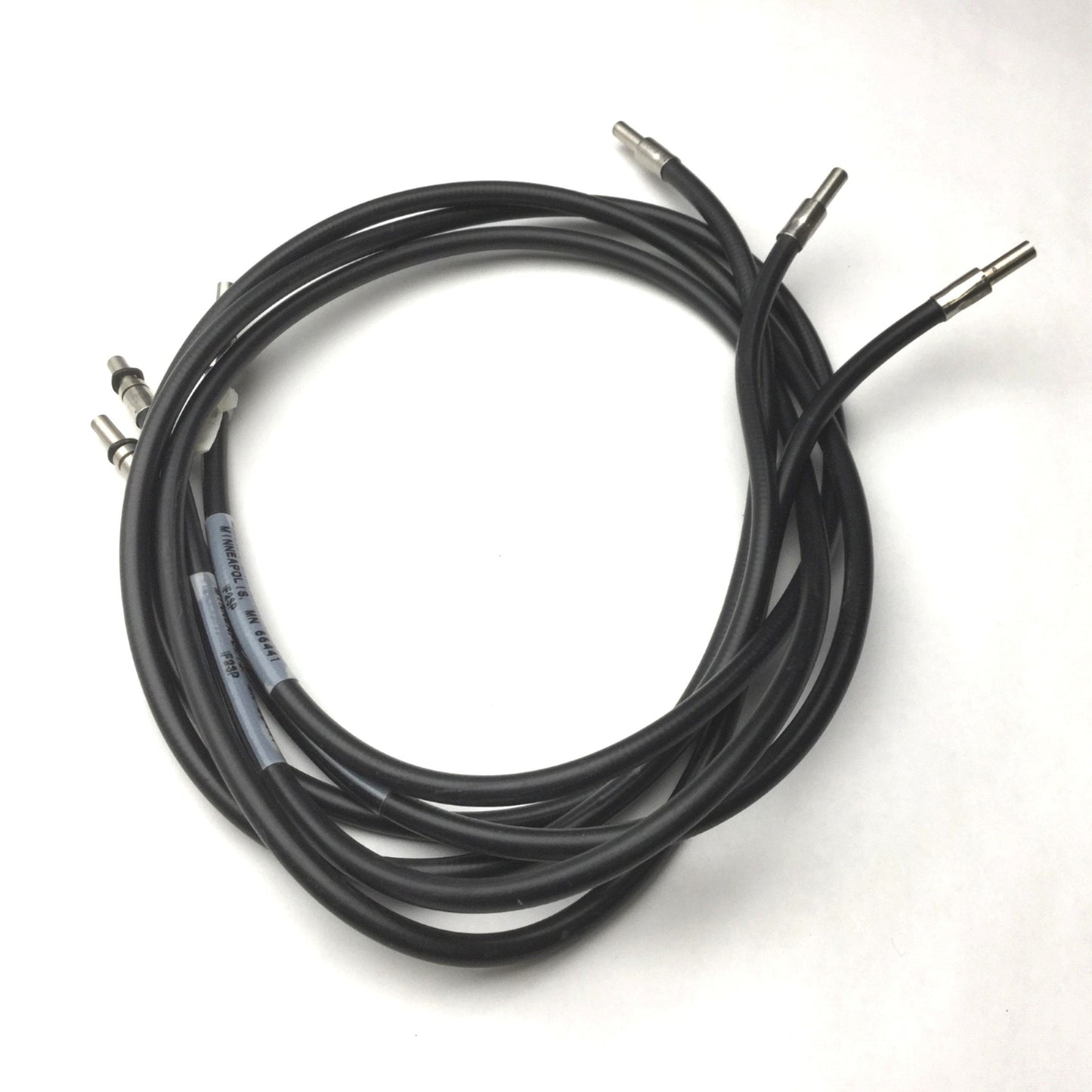 Used Lot of 3 Banner IF23P Fiber Optic Cables, Bundle: 0.125" L:3' , Outer D: 0.18"