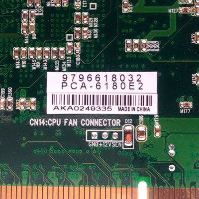 Used Advantech PCA-6180E2 Single Board Computer, Intel P3 850MHz, 128MB RAM *Bad Fan*
