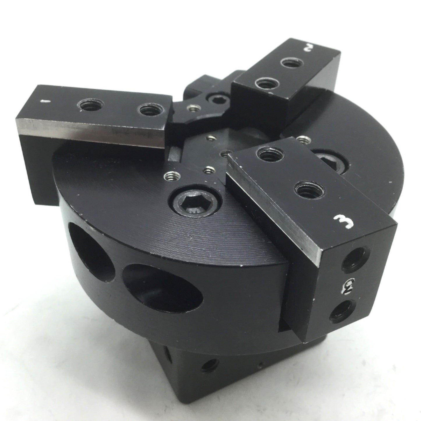 Used PHD 8634-01-4001 Pneumatic Gripper 3 Jaw Bore: 38mm Sensor Ready