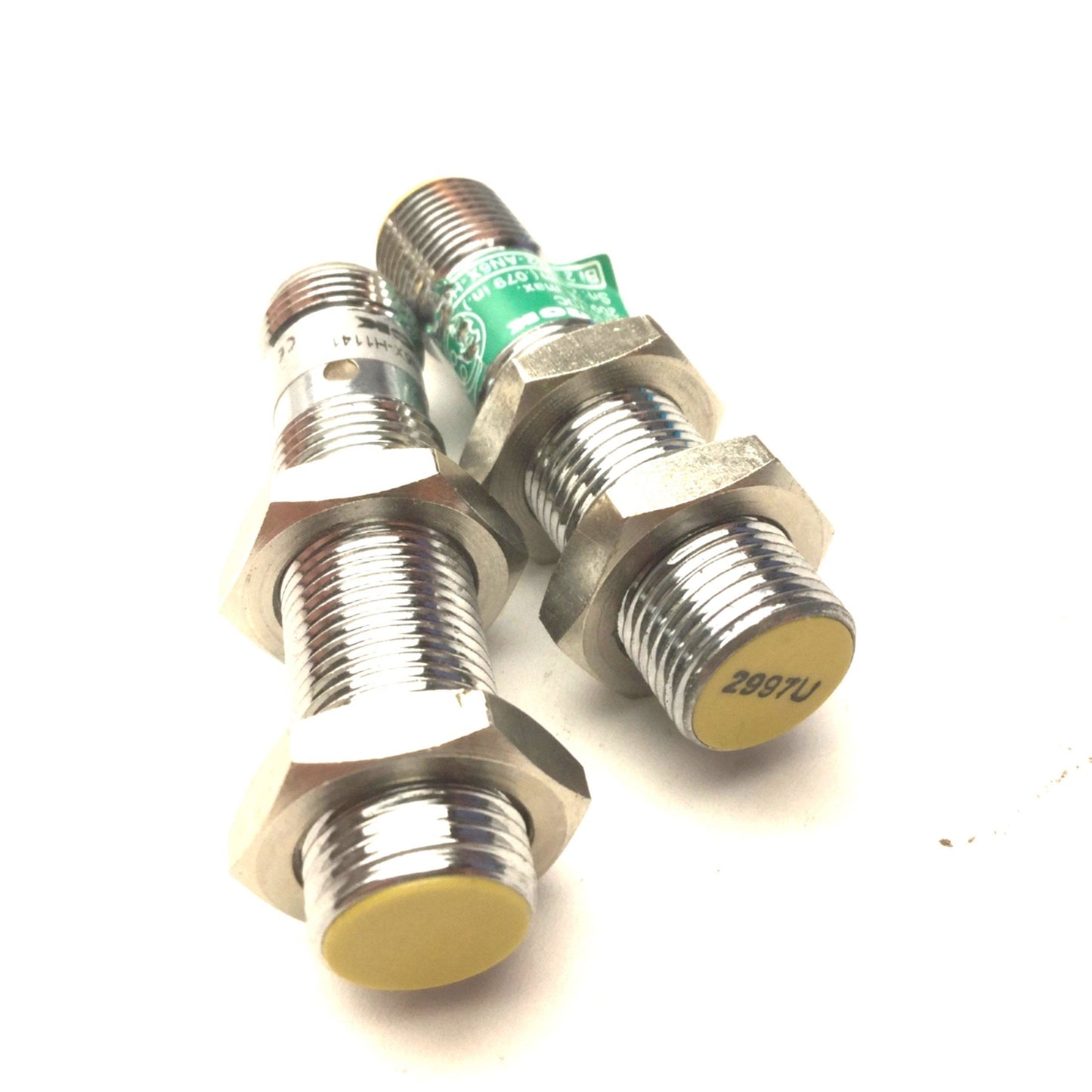 Used Lot of 2 Turck Bi2-M12-AN6X-H1141 Proximity Sensor, Range: 2mm, 10-30VDC, 200mA