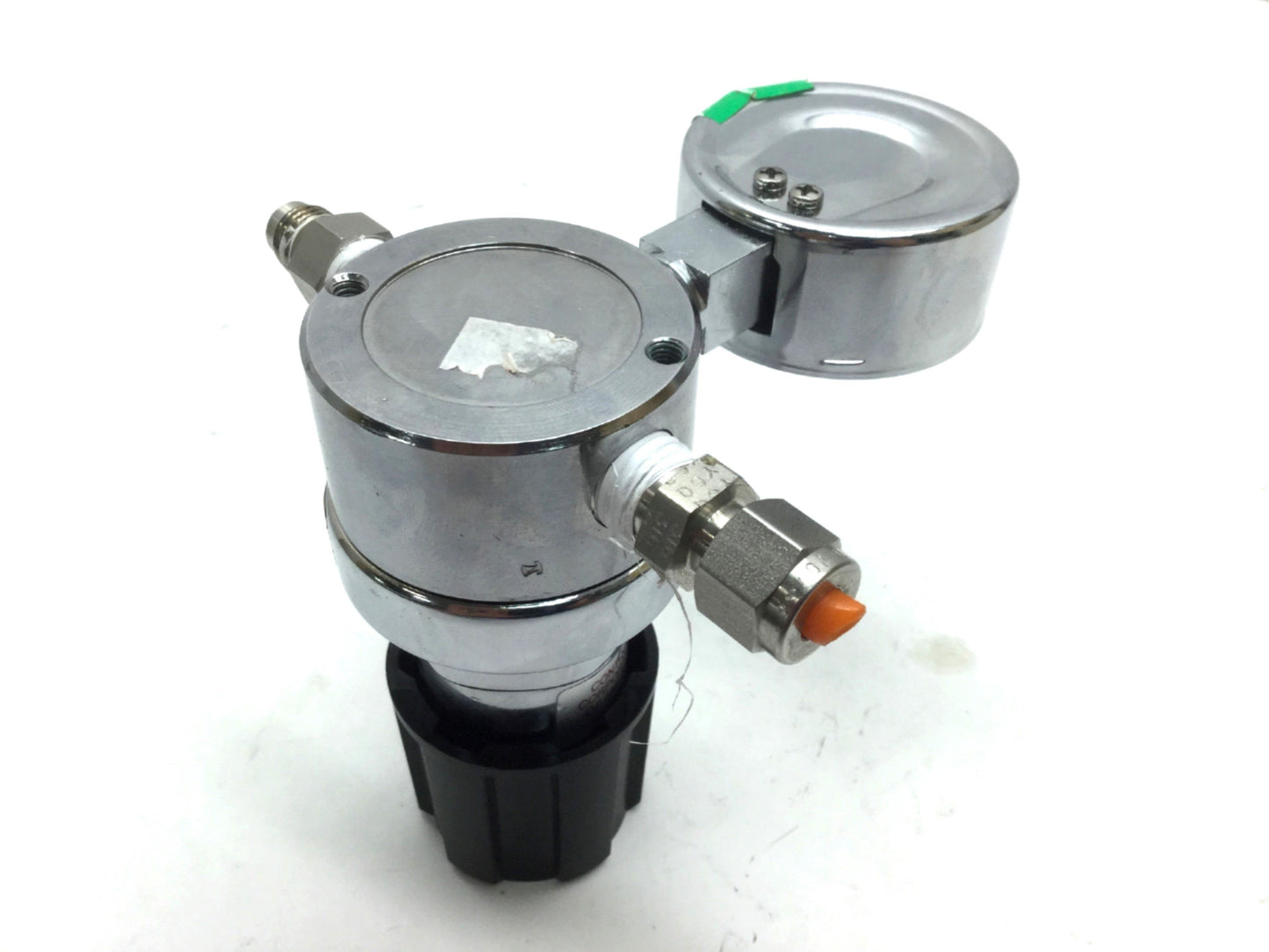 Used Concoa 3044001-84-000 Regulator 1/4" NPT Ports Outlet Pressure: 0-250psi