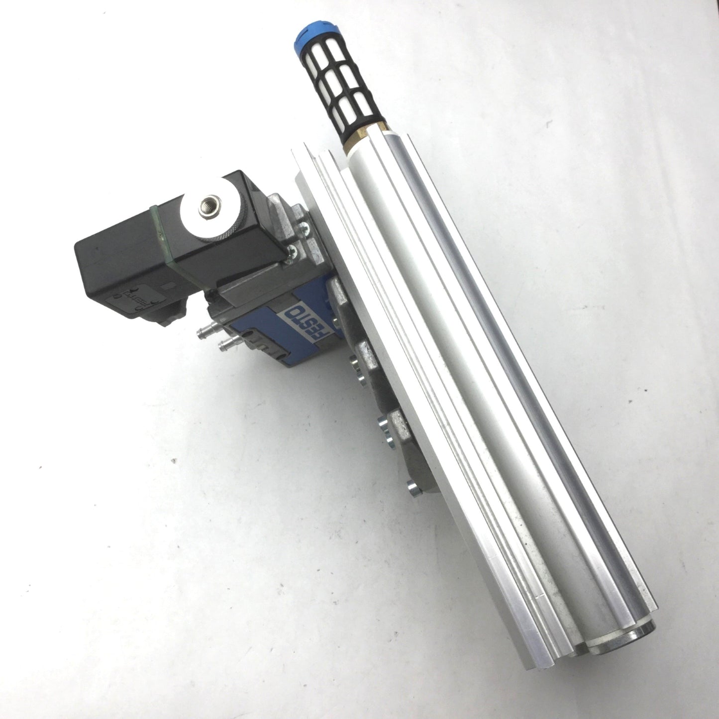 Used Festo PRS-1/8-6-BB Block With MFH-5-1/8-B-19758 Solenoid Valve, Ports: G1/8