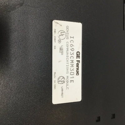 Used GE Fanuc IC693CMM301E Series 90-30 Genius Bus Communications Module, 256 bits