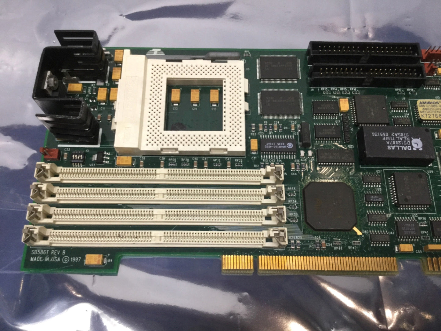 Used ICS SB586T Rev B Single Board Computer Intel PICMG 1.0 PCI-ISA *NO CPU or RAM*