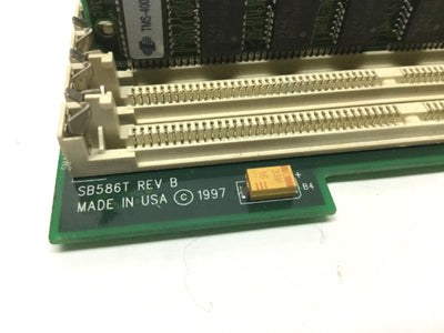 For Parts ICS SB586TV Single Board Computer Intel P54CS 200MHz 32MB RAM *Faulty COM Port*