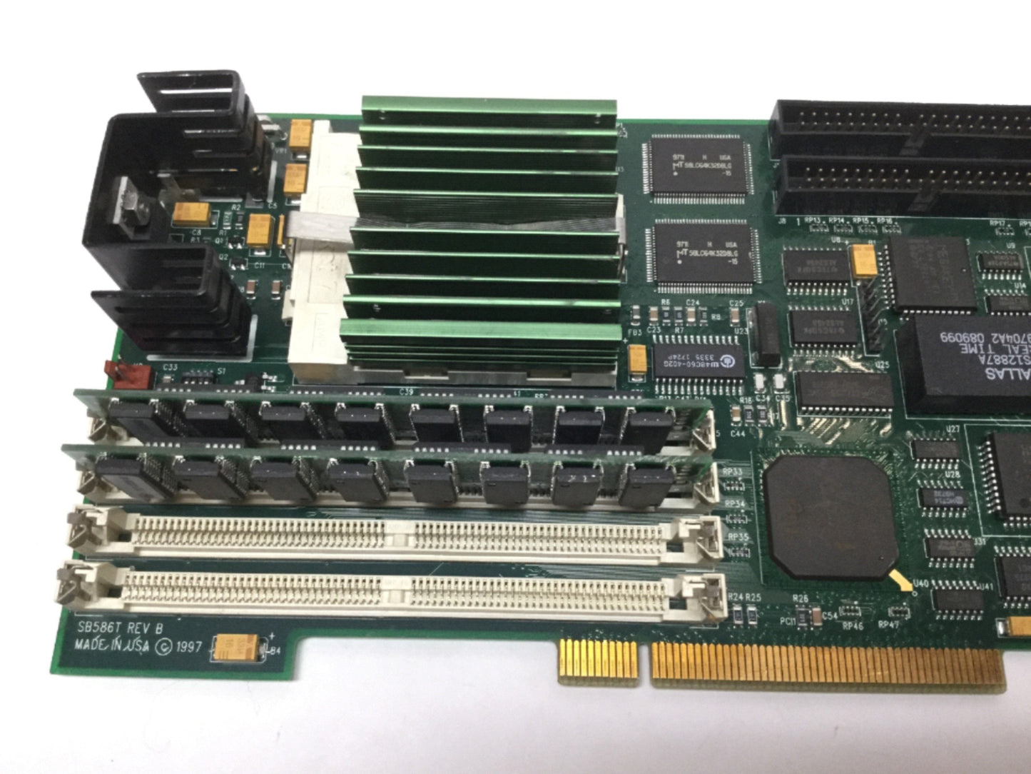 For Parts ICS SB586TV Single Board Computer Intel P54CS 200MHz 32MB RAM *Faulty COM Port*