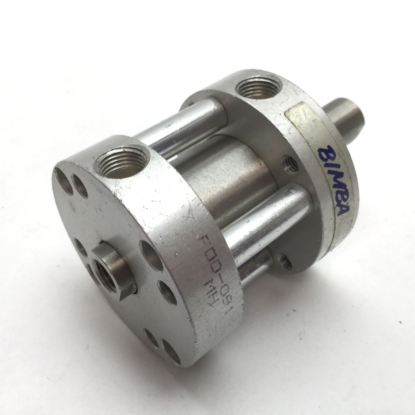 Used Bimba FOD-091 Pneumatic Cylinder, Double End Rod, Bore: 1.0625", Stroke: 1"