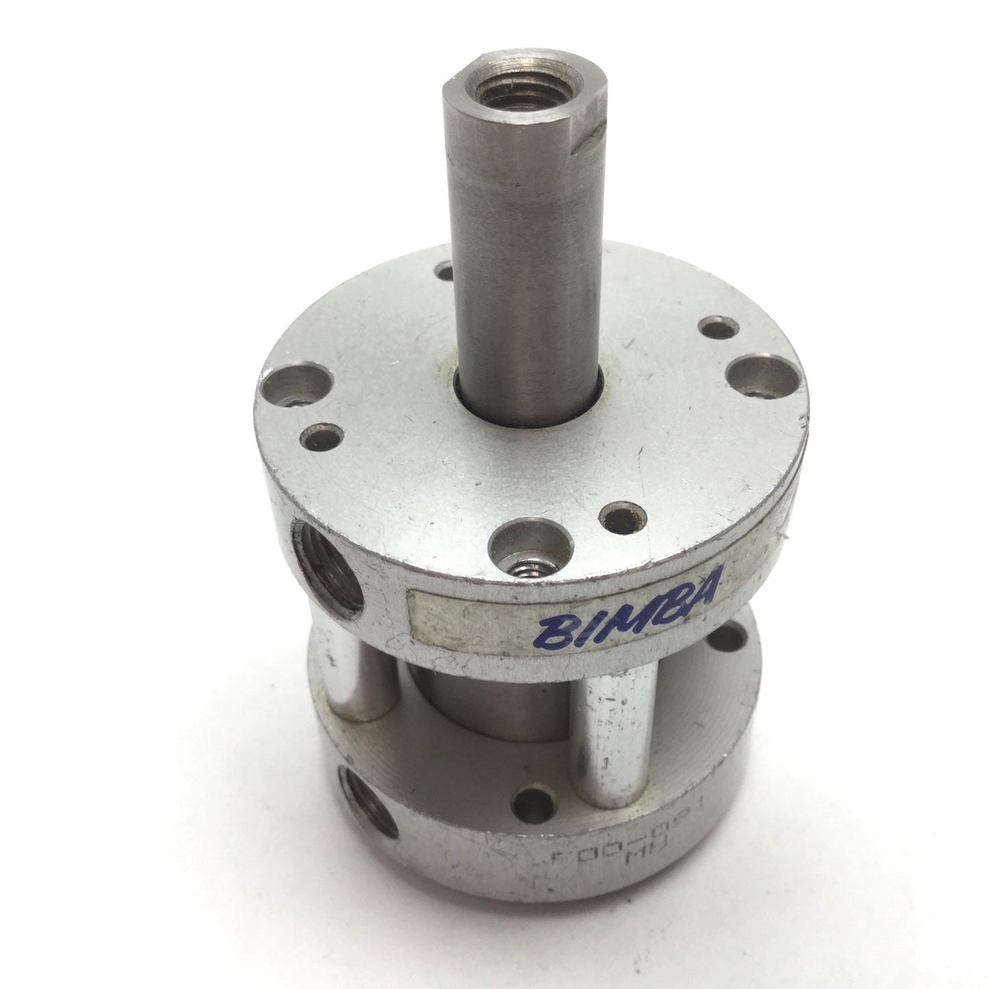 Used Bimba FOD-091 Pneumatic Cylinder, Double End Rod, Bore: 1.0625", Stroke: 1"