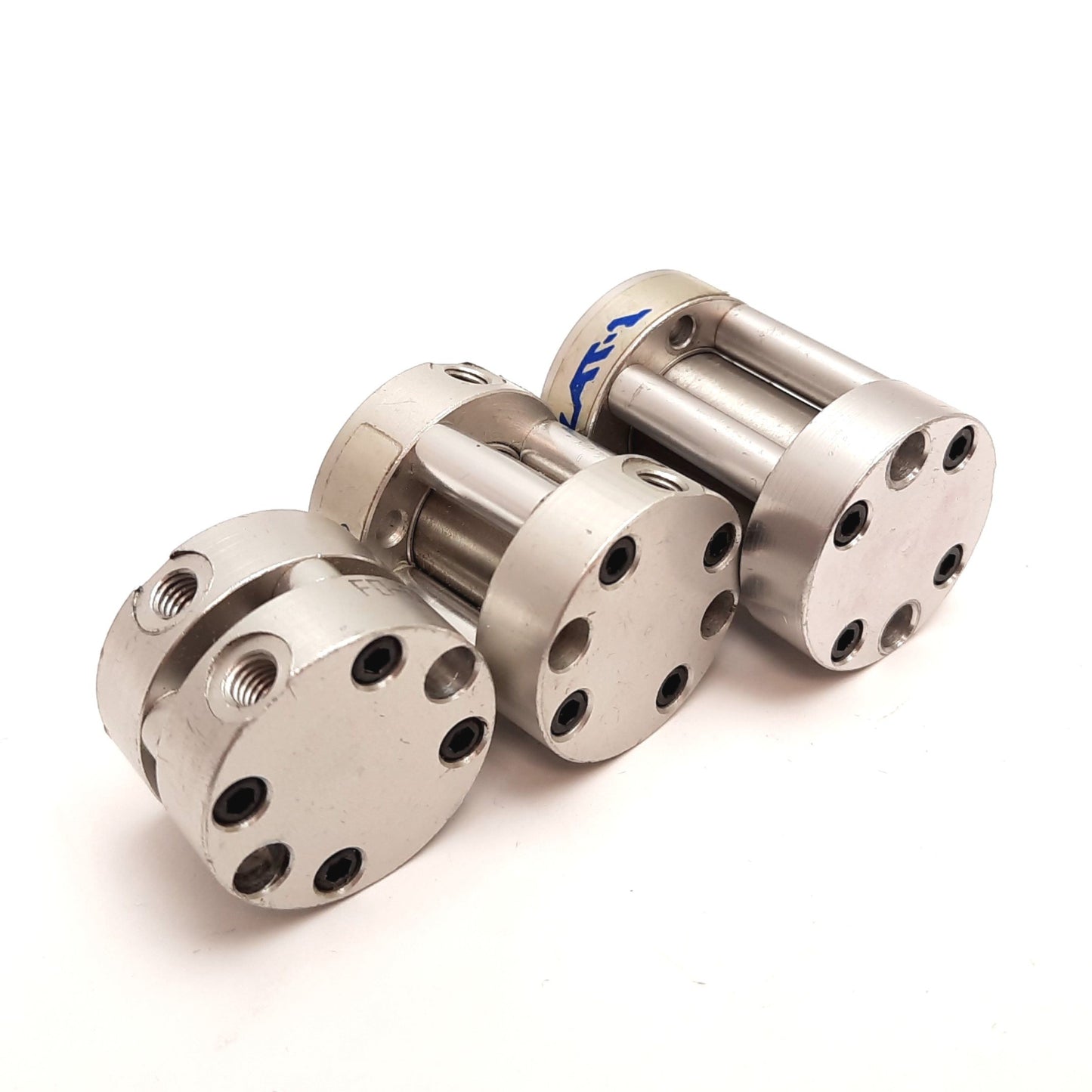 Used Lot of 3 Bimba FO-02 Pneumatic Cylinder, Bore 9/16", Stroke 1" 3/4" 1/4"